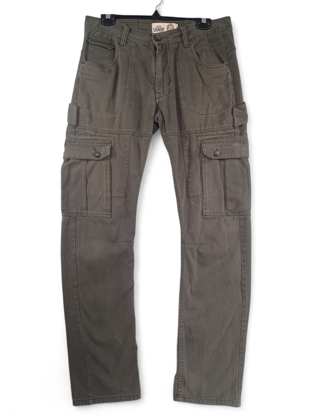 Men’s Olive Cargo Pants 32 Utility Tactical Workwear Streetwear Gorpcore Outdoor